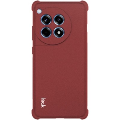 OnePlus 12R 5G (Ace 3) "Imak" pastiprinātas aizsardzības cieta silikona (TPU) bordo vāciņš | Vacins.lv