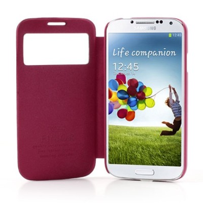„Fimor“ Feitian atverčiamas rožinis Samsung Galaxy S4 i9505 dėklas - knygutė / Priedai.lt