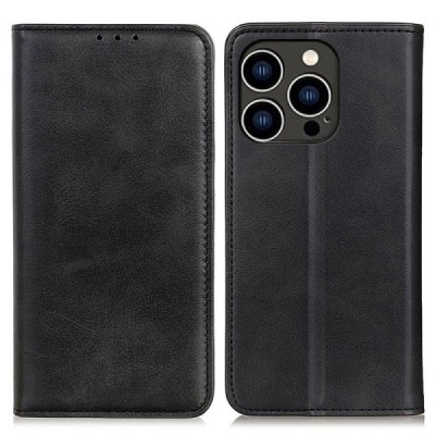 Apple iPhone 16 Pro "Split" sērijas melns atvērams maciņš, maks | Vacins.lv