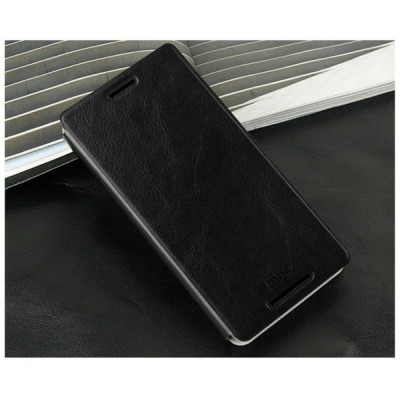 Sony Xperia Z3 „Mofi“ Rui sērijas melns ādas atvērams futrālis / Vacins.lv