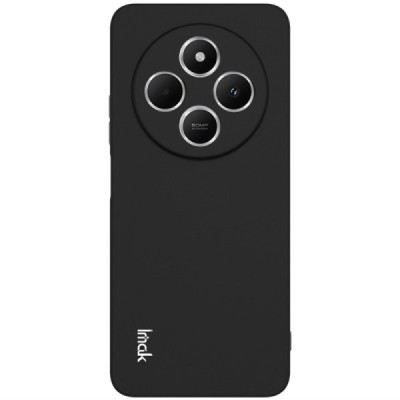 Xiaomi Redmi 14C, 14R, A4, Poco C75 4G "Imak" cieta silikona (TPU) melns apvalks | vacins.lv