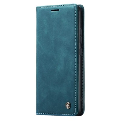 Huawei Honor Magic 5 Lite (Honor X40, Honor X9a) CaseMe Retro solidus atverčiamas žalias odinis dėklas - knygutė | Priedai.lt