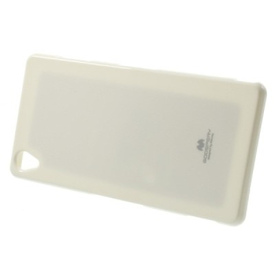 Sony Xperia Z3 baltas Mercury kieto silikono (TPU) dėklas / Priedai.lt
