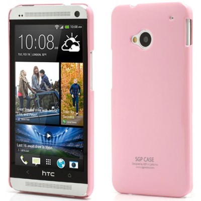 „SGP“ HTC One M7 rožinis dėklas (Dėkliukas) / Priedai.lt