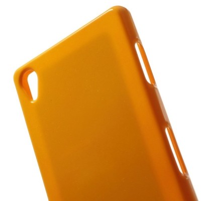 Sony Xperia Z3 geltonas Mercury kieto silikono (TPU) dėklas / Priedai.lt