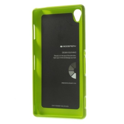 Sony Xperia Z3 Mercury zaļš cieta silikona (TPU) futrālis / Vacins.lv
