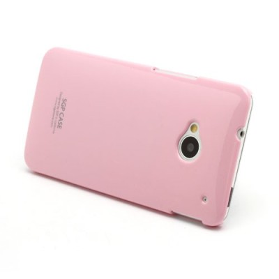 „SGP“ HTC One M7 rožinis dėklas (Dėkliukas) / Priedai.lt