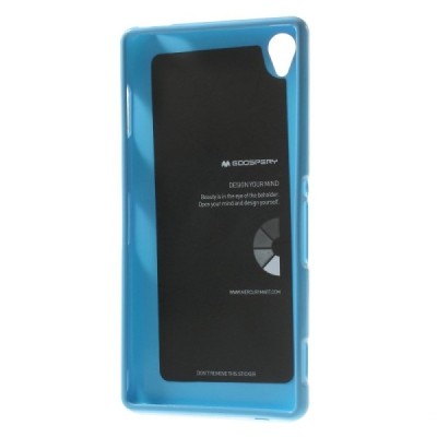 Sony Xperia Z3 šviesiai mėlynas Mercury kieto silikono (TPU) dėklas / Priedai.lt