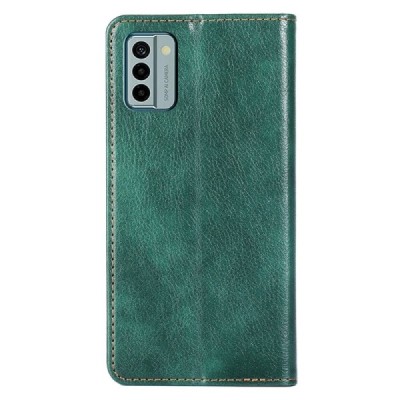 Nokia X30 5G Solīds zaļš ādas atvērams maciņš | Vacins.lv