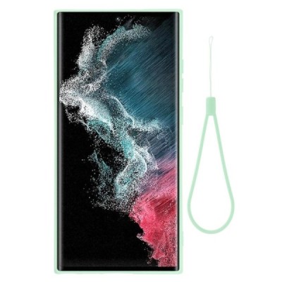 Samsung Galaxy S23 Ultra (SM-S918) Shell cieta silikona (TPU) apvalks - zaļš | Vacins.lv