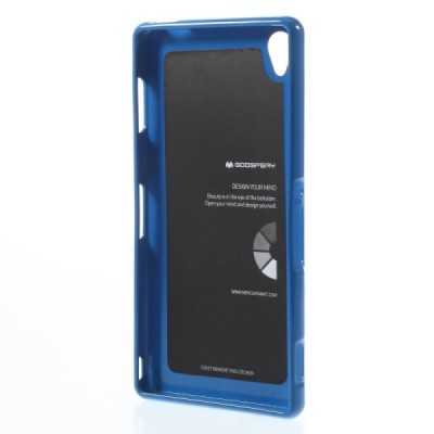 Sony Xperia Z3 Mercury tumši zils cieta silikona (TPU) futrālis / Vacins.lv