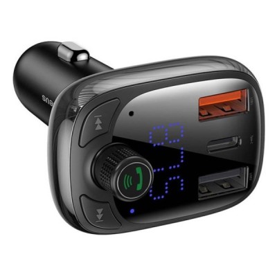 „Baseus“ S-13 Auto FM melns modulators / lādētājs (36W) | Vacins.lv