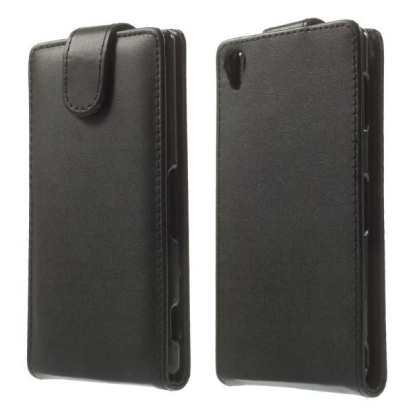Klasikinis atverčiamas dėklas - juodas (Xperia Z3)