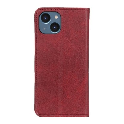 Apple iPhone 15 Plus „Split“ sērijas sarkans atvērams maciņš, maks | Vacins.lv