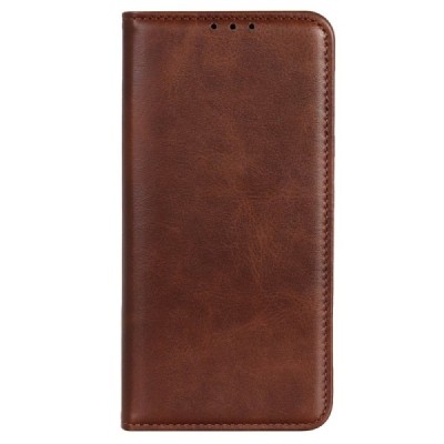 Apple iPhone 15 Plus „Split“ sērijas tumši brūns atvērams maciņš, maks | Vacins.lv