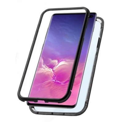 Samsung Galaxy S10+ (G975) dzidrs (caurspīdīgs) Frame magnētiskais aizsedzams plastmasas apvalks | Vacins.lv