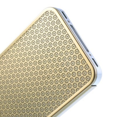 Stilīgs zelts, metāla Apple iPhone 4, 4S apvalks / Vacins.lv