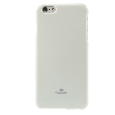 Apple iPhone 6 Plus (6s Plus) Mercury balts cieta silikona (TPU) futrālis / Vacins.lv