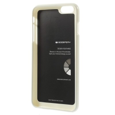 Apple iPhone 6 Plus (6s Plus) Mercury balts cieta silikona (TPU) futrālis / Vacins.lv