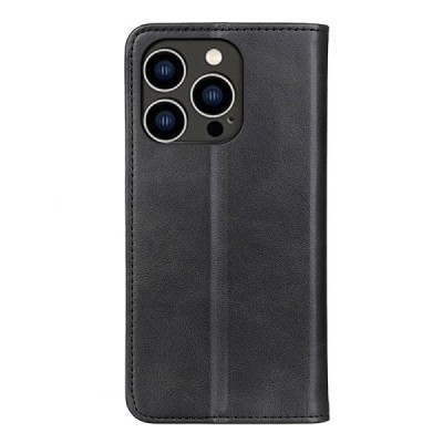 Apple iPhone 15 Pro Max „Split“ sērijas melns atvērams maciņš, maks | Vacins.lv