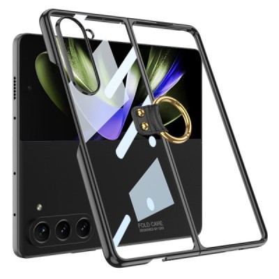 Samsung Galaxy Fold5 5G (SM-F946B) GKK Ring skaidrus plastikinis dėklas - nugarėlė | Priedai.lt