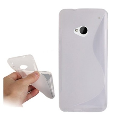 HTC One M7 dzidrs cieta silikona futrālis / Vacins.lv