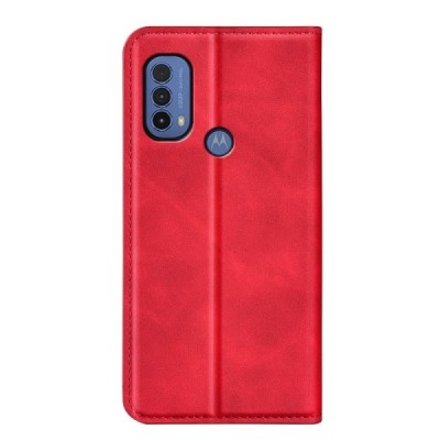 Motorola Moto E20 (E30, E40) „Split“ sērijas sarkans atvērams maciņš, maks | Vacins.lv