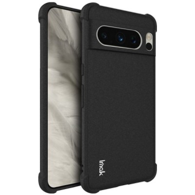 Google Pixel 8 Pro Imak sustiprintos apsaugos kieto silikono TPU juodas dėklas - nugarėlė | Priedai.lt