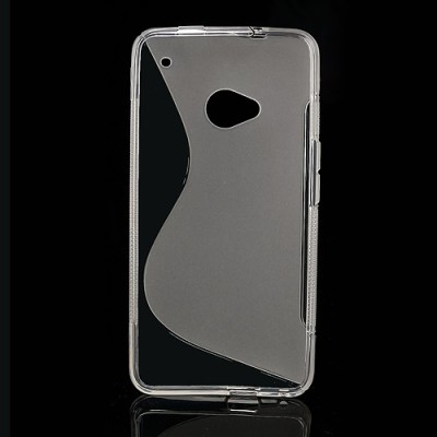 HTC One M7 dzidrs cieta silikona futrālis / Vacins.lv