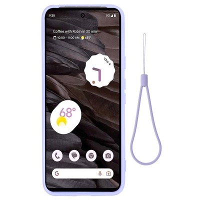 Google Pixel 8 Shell cieta silikona (TPU) apvalks - violets | vacins.lv