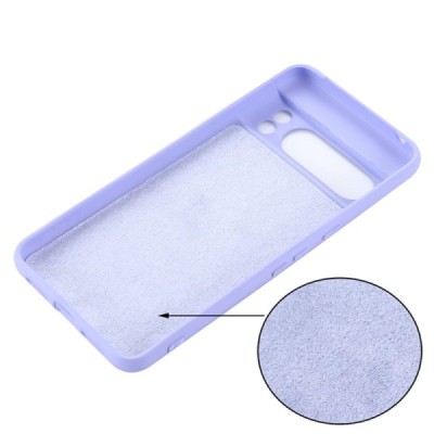 Google Pixel 8 Pro Shell cieta silikona (TPU) apvalks - violets | vacins.lv