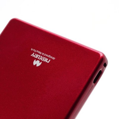 Sony Xperia Z Mercury sarkans cieta silikona (TPU) futrālis / Vacins.lv