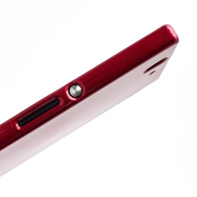 Sony Xperia Z Mercury sarkans cieta silikona (TPU) futrālis / Vacins.lv