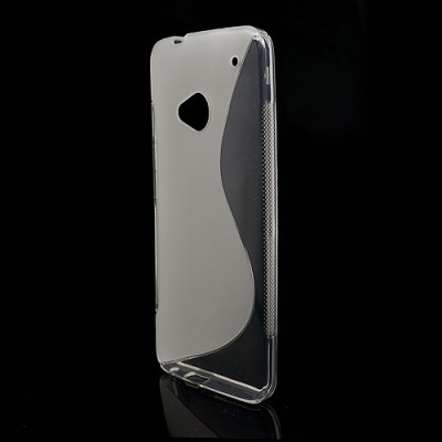 HTC One M7 dzidrs cieta silikona futrālis / Vacins.lv