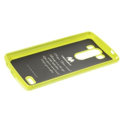 LG G3 D855 Mercury zaļš cieta silikona (TPU) futrālis / Vacins.lv