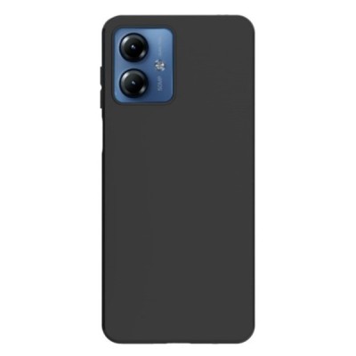 Motorola Moto G14 cieta silikona (TPU) melns apvalks | vacins.lv