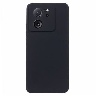 Xiaomi 13T (13T Pro) Shell cieta silikona (TPU) apvalks - melns | vacins.lv