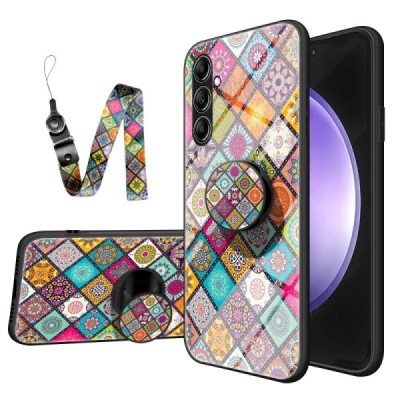 Samsung Galaxy S23 FE (Fan Edition) „Pattern“ cieta silikona (TPU) krāsains apvalks | Vacins.lv
