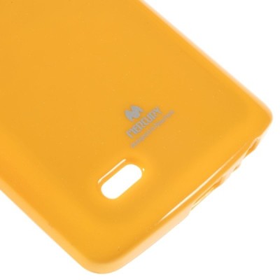 LG G3 D855 Mercury Mercury dzeltens cieta silikona (TPU) futrālis / Vacins.lv