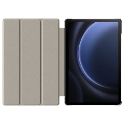 Samsung Galaxy Tab S10+, S9+, S9 FE+ atvēramais ādas zils maciņš | Vacins.lv