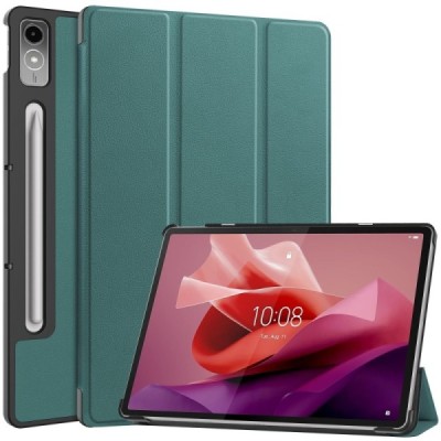 Lenovo Tab P12 12.7" atvēramais zaļš maciņš | Vacins.lv