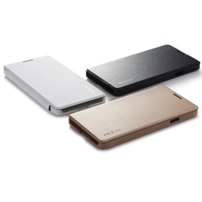 Samsung Galaxy Alpha G850 Rock Uni ādas atvēramais zelts futrālis / Vacins.lv