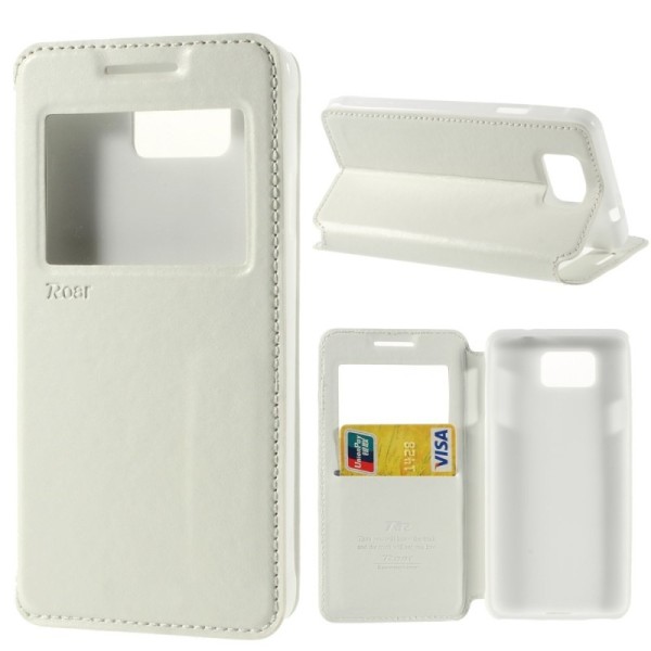 „Roar“ Noble atvēramais futrālis - balts (Galaxy Alpha)