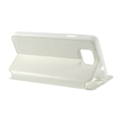 Samsung Galaxy Alpha G850 Roar Noble ādas atvēramais balts futrālis / Vacins.lv