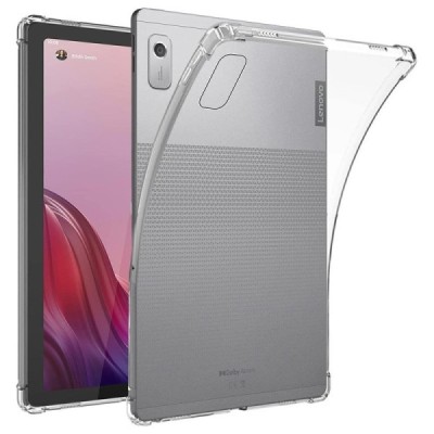 Lenovo Tab M9 9" pastiprinātas aizsardzības cieta silikona (TPU) dzidrs apvalks | Vacins.lv