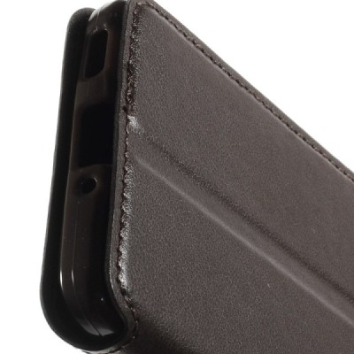 Samsung Galaxy Alpha G850 Roar Noble ādas atvēramais brūns futrālis / Vacins.lv