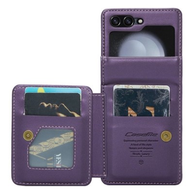 Samsung Galaxy Flip5 5G (SM-F731B) „CaseMe“ Wallet plastikinis violetinis dėklas - nugarėlė | Priedai.lt