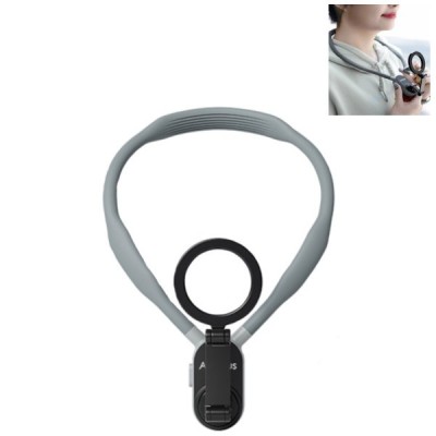 „Amorus“ Magnetic pilkas telefono laikiklis (ant kaklo) | Priedai.lt