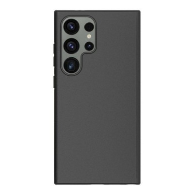 Samsung Galaxy S24 Ultra (SM-S928) cieta silikona (TPU) melns apvalks | vacins.lv