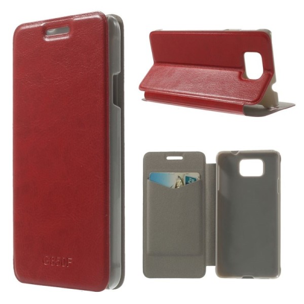 Atvērams futrālis - sarkans (Galaxy Alpha)